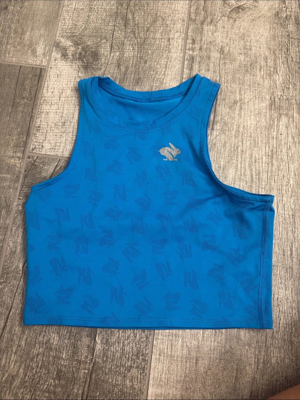 Women’s Blue rabbit running Crop hop Tank Top
